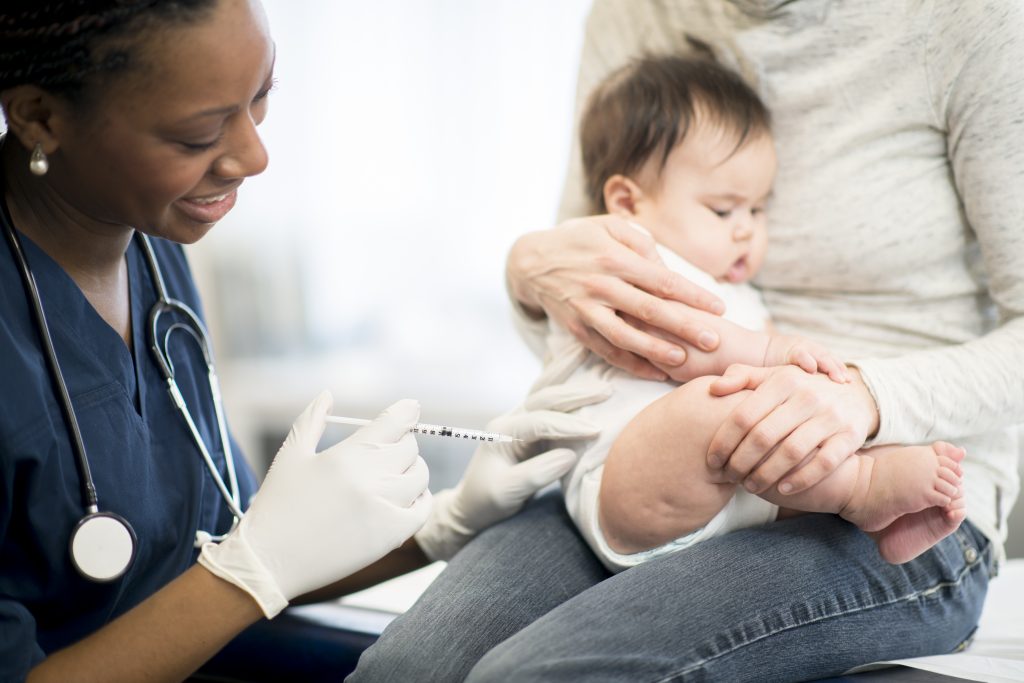 Vacina no bebe