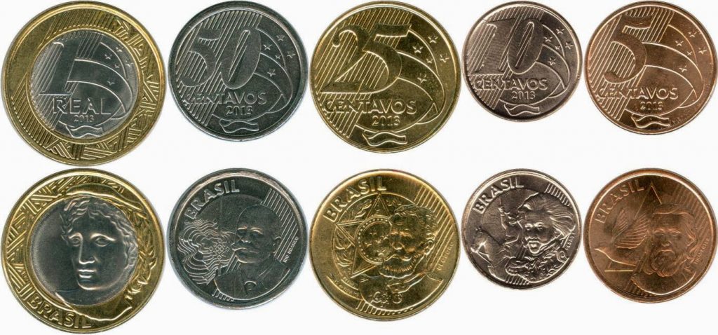 moedas do sistema monetário