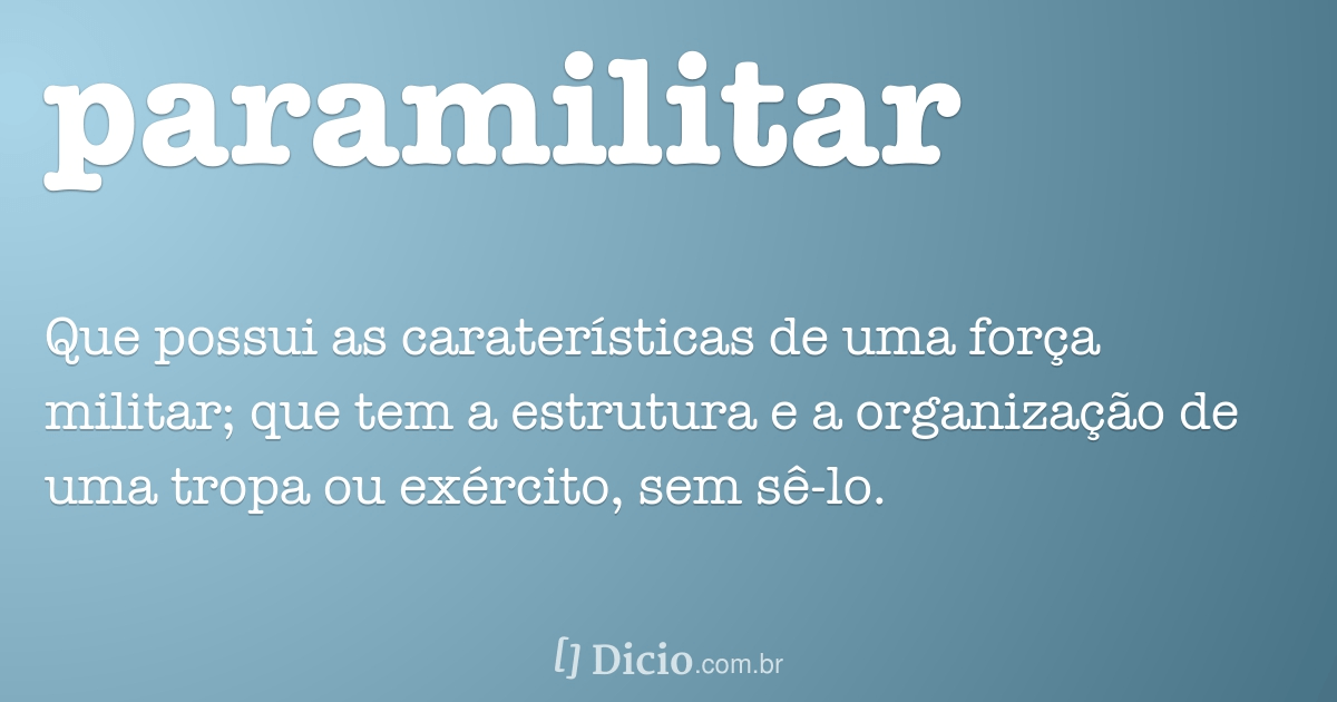 paramilitar | Blog Maxi Educa