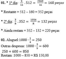 FRAÇÃO  LIVE DE OPERAÇÕES COM FRAÇÕES 