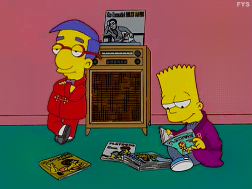 Bart Simpson Estudar GIF