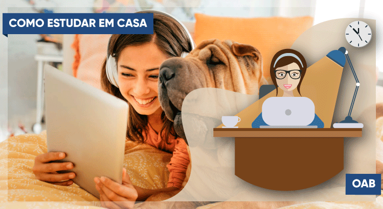 como estudar em casa para oab