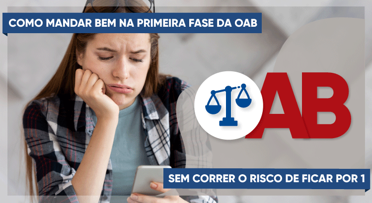 fazer uma prova pesada e no momento de corrigir o gabarito da OAB ficar por 1 e depender de anulações para ser aprovado?