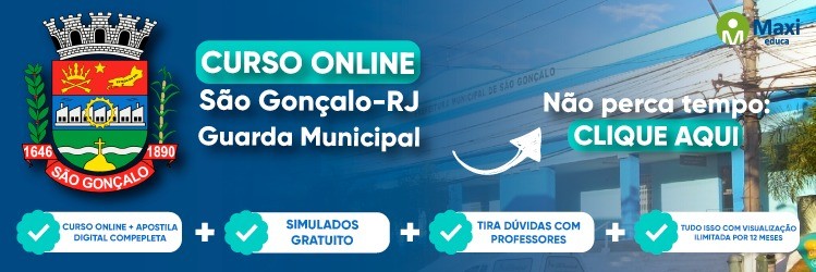 Material completo para cargo de Guarda Municipal de São Gonçalo RJ