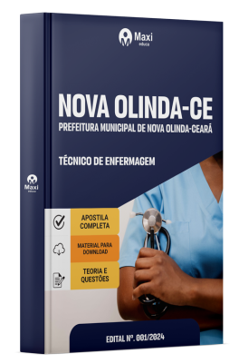 Apostila Prefeitura de Nova Olinda-CE 2024 - Técnico de Enfermagem