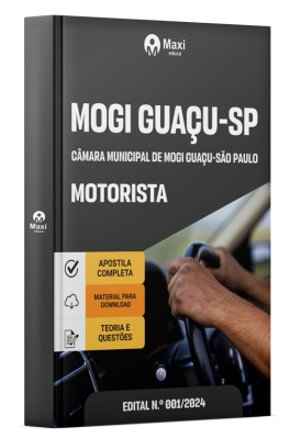 Apostila Câmara Mogi Guaçu-SP 2024 - Motorista