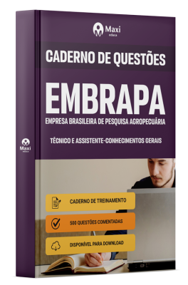 Caderno de Questões EMBRAPA 2024 - Técnico e Assistente - Conhecimentos Gerais