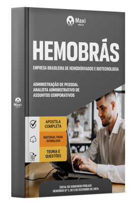 Apostila Hemobrás 2024 - Administração De Pessoal - Analista Administrativo De Assuntos Corporativos