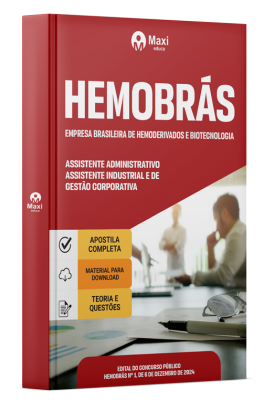 Apostila Hemobrás 2024 - Assistente Administrativo - Assistente Industrial e De Gestão Corporativa