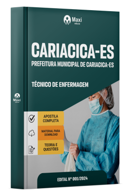 Apostila Prefeitura de Cariacica - ES 2024 - Técnico de Enfermagem