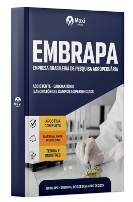 Apostila Embrapa 2024 - Assistente - Laboratório (Laboratório E Campos Experienciais)