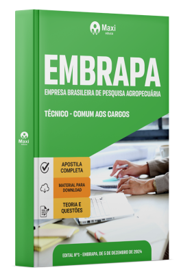 Apostila Embrapa 2024 - Técnico - Comum aos cargos