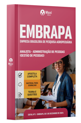 Apostila Embrapa 2024 - Analista - dministração de Pessoas (Gestão de Pessoas)