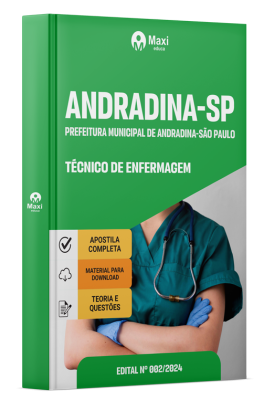 Apostila Prefeitura de Andradina-SP 2024 - Técnico de Enfermagem