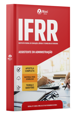Apostila IFRR 2024 - Assistente De Alunos