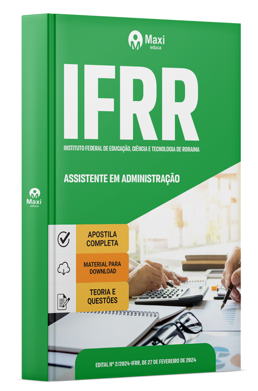 Apostila Ifrr 2024 Assistente Em Administração