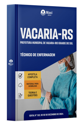 Apostila Prefeitura de Vacaria-SP 2024 - Técnico de Enfermagem