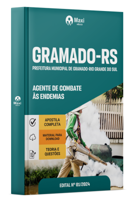 Apostila Prefeitura de Gramado-RS 2024 - Agente de Combate às Endemias