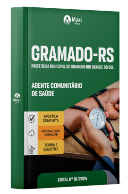 Apostila Prefeitura de Gramado-RS 2024 - Agente Comunitário de Saúde