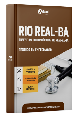 Apostila Prefeitura de Rio Real-BA 2024 - Técnico em Enfermagem  