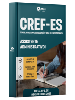 Apostila CREF-ES - 2025 - Assistente Administrativo I