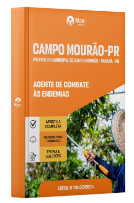 Apostila Prefeitura de Campo Mourão-PR 2024 - Agente de Combate às Endemias