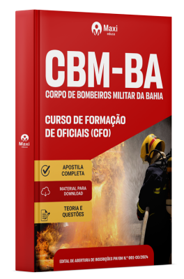Apostila CBM-BA 2024 - Curso de Formação de Oficiais (CFO)
