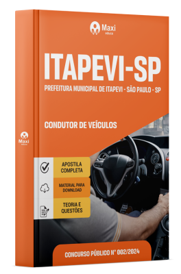 Apostila Prefeitura de Itapevi-SP 2024 - Condutor de Veículos