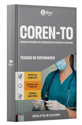 Apostila COREN TO 2024 - Técnico de Enfermagem