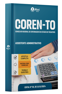 Apostila COREN TO 2024 - Assistente Administrativo