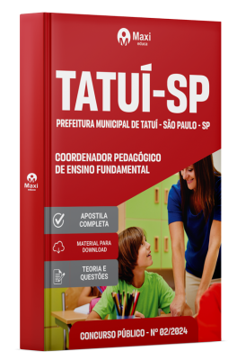 Apostila Prefeitura de Tatuí-SP  2024 - Coordenador Pedagógico de Ensino Fundamental