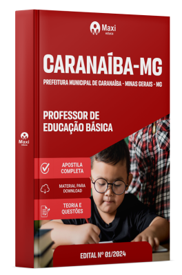 Apostila Prefeitura de Caranaíba-MG 2024 - Professor de Educação Básica