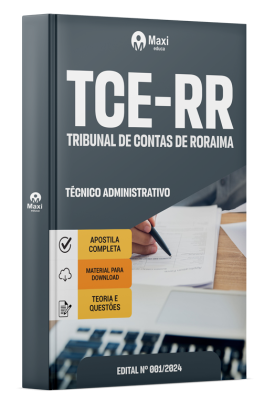 Apostila TCE RR 2024 - Técnico Administrativo