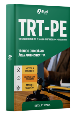 Apostila TRT-PE 2024 - Técnico Judiciário – Área Administrativa
