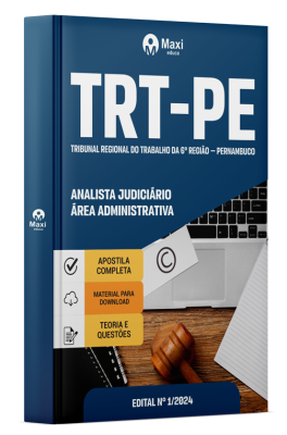 Apostila TRT-PE 2024 - Analista Judiciário – Área Administrativa