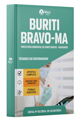 Apostila Prefeitura de Buriti Bravo-MA 2024 - Técnico em Enfermagem