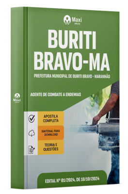 Apostila Prefeitura de Buriti Bravo-MA 2024 - Agente de Combate a Endemias