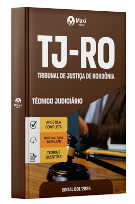 Apostila TJ-RO 2024 - Técnico Judiciário