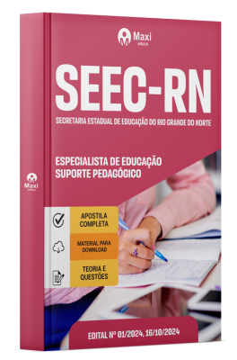 Apostila SEEC RN 2024 - Especialista de Educação – Suporte Pedagógico