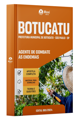 Apostila Prefeitura de Botucatu-SP 2024 - Agente De Combate As Endemias
