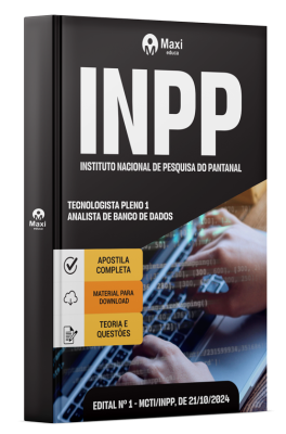 Apostila INPP 2024 - Tecnologista Pleno 1 - Analista De Banco De Dados