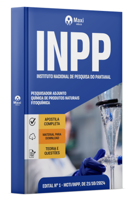 Apostila INPP 2024 - Pesquisador Adjunto - Especialidade: Química De Produtos Naturais - Fitoquímica