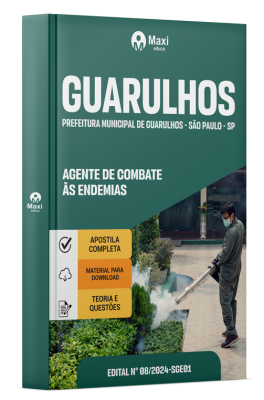 Apostila Prefeitura de Guarulhos-SP 2024 - Agente De Combate Às Endemias