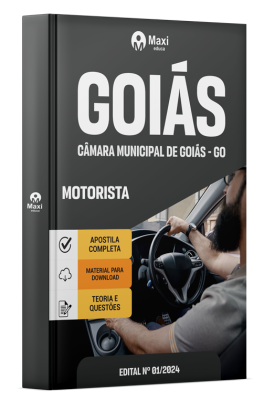 Apostila Câmara Municipal de Goiás - GO - 2024 - Motorista