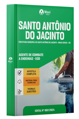 Apostila Prefeitura de Santo Antônio do Jacinto - MG - 2024 - Agente de Combate a Endemias - ECD