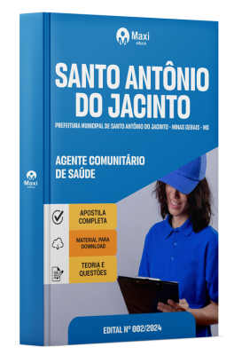 Apostila Prefeitura de Santo Antônio do Jacinto - MG - 2024 - Agente Comunitário de Saúde