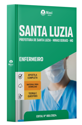 Apostila Prefeitura de Santa Luzia - MG - 2024 - Enfermeiro