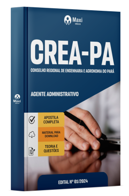 Apostila CREA PA - 2024 - Agente Administrativo