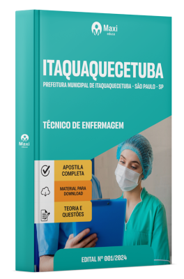 Apostila Prefeitura de Itaquaquecetuba - SP 2024 - Técnico De Enfermagem