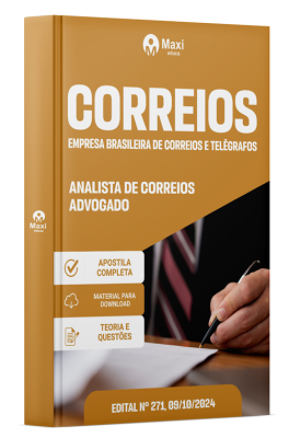 Apostila Correios - 2024 - Analista de Correios - Advogado